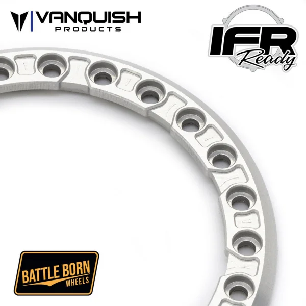 Vanquish Battle Born Wheels 1.9 Beadlock Clear 1pc — image 2 of 2