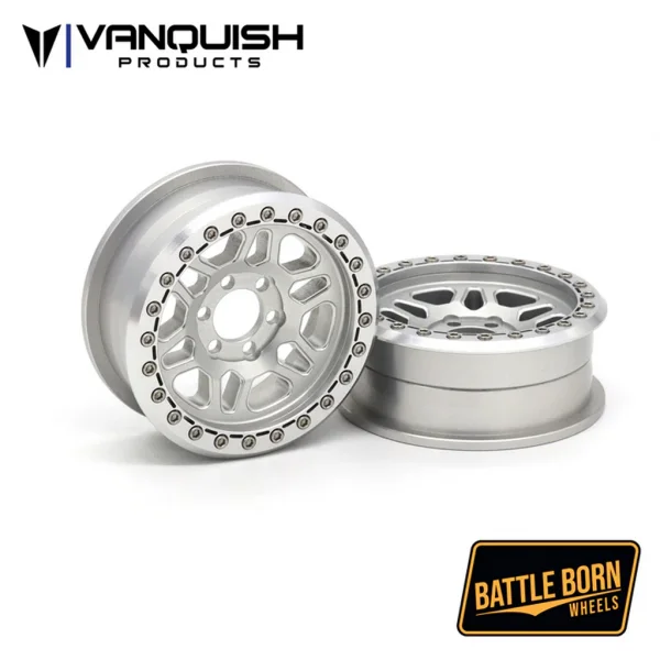 J Concepts Vanquish Battle Born Wheels 2.2 Kilo Clear