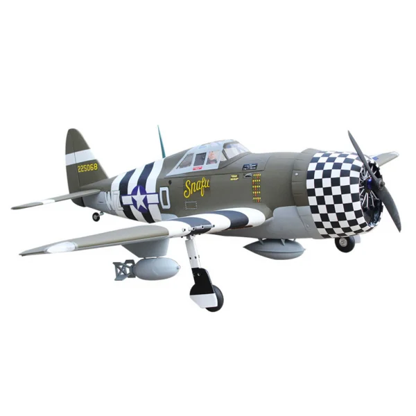 Seagull P-47G Thunderbolt Snafu (20cc) 1.6m (63in) with 84 Electric Retracts