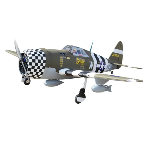 Seagull P-47G Thunderbolt Snafu (20cc) 1.6m (63in) with 84 Electric Retracts