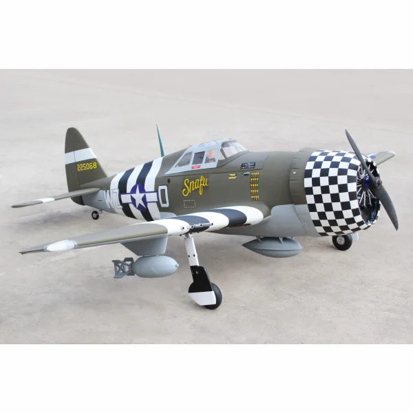 Seagull P-47G Thunderbolt Snafu (20cc) 1.6m (63in) with 84 Electric Retracts