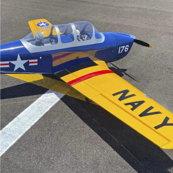 Seagull Turbo Mentor (26cc) 1.9m (74.8in) with 84 Electric Retracts + 100 Nose Retract (Blue)