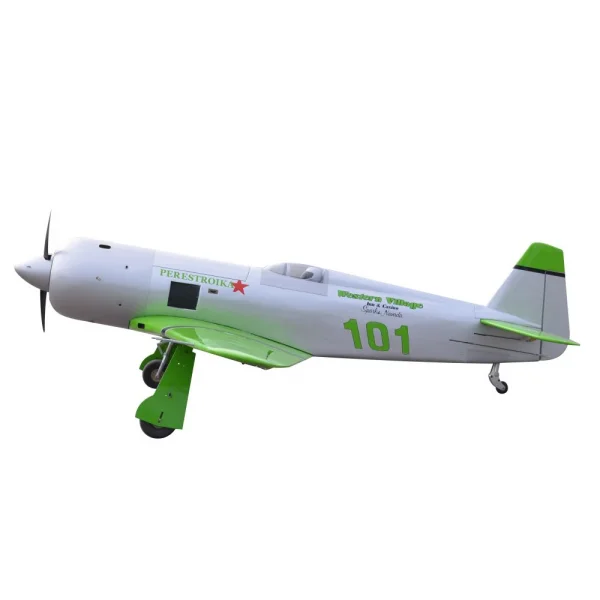 Seagull Reno YAK 11 Reno Racer (Perestroika) 1.8m (71in) 35cc with Electric Retracts - Green / Chrome
