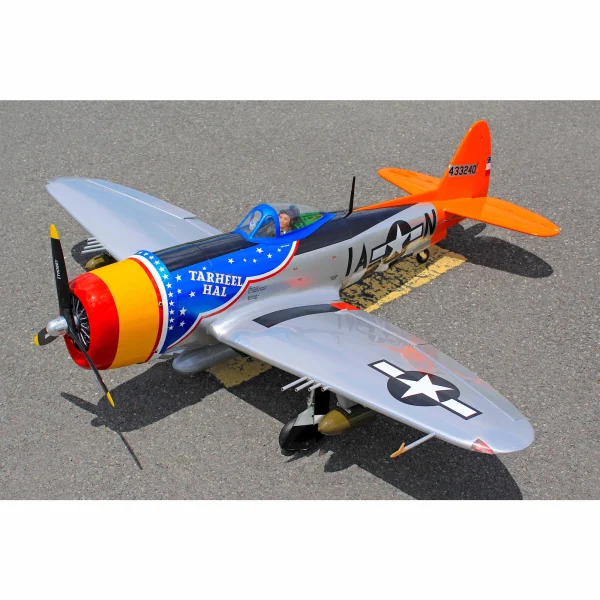 Seagull P-47 Thunderbolt, Tarheel Hal (30-38cc) 1.77m / 70in with Electric Retracts