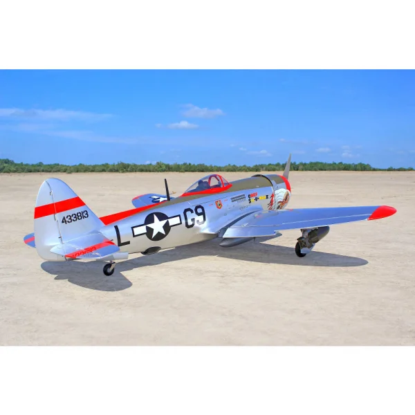Seagull P-47 Thunderbolt, Chief Ski-U-Mah II (30-38cc) 1.77m / 70in with 3 Piece Retracts