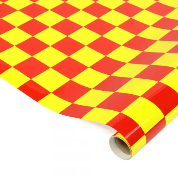 Seagull 2m AeroKote Red + Yellow Chequered 3x3cm (64cm width) — image 2 of 2