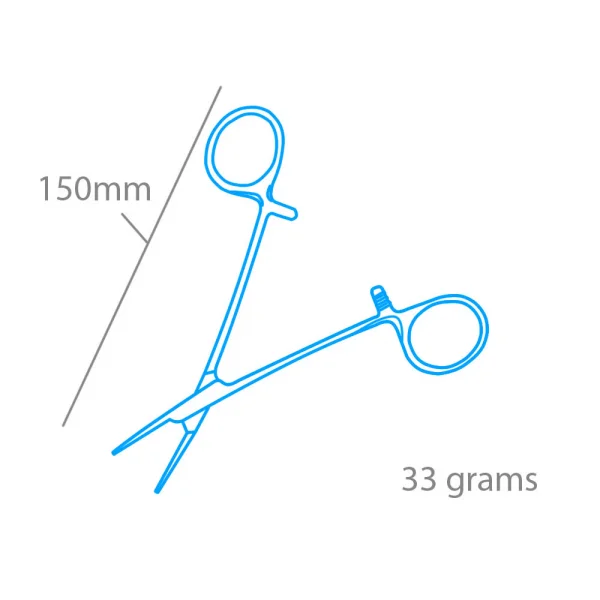 Modelcraft Locking Forceps 150mm Straight (PCl5045)