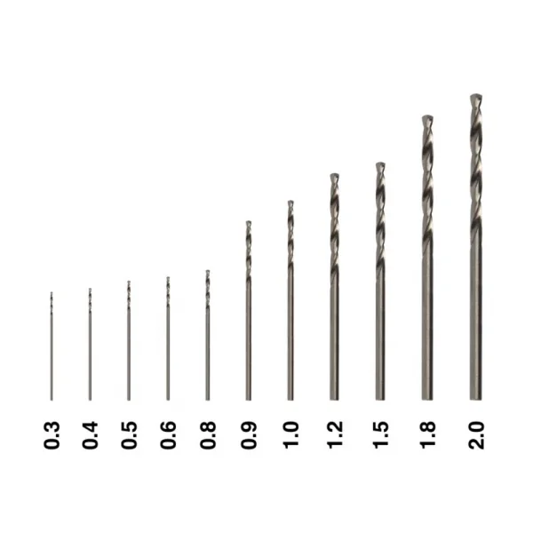 Modelcraft HSS Drill Bits 1.8mm (10)