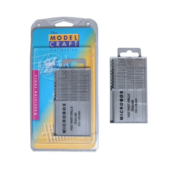 Modelcraft Microbox Drill Set 0.3-1.6mm (20) (PDR4001)