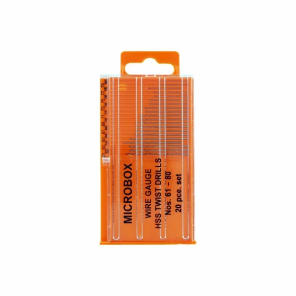 Modelcraft Microbox Drill Set 61-80 (20) (PDR4004)