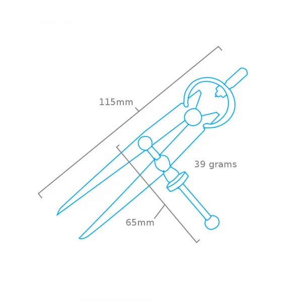 Modelcraft Inside Calipers 3in (75mm) (Pdv6713/3)
