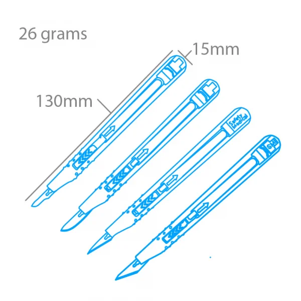 Modelcraft Retractable Safety Knife Set (Pkn3216/S) (4)