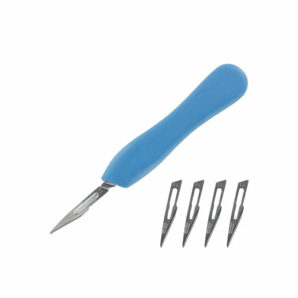 Modelcraft Plastic SCalpel Handle  No11 Blades (Pkn5002/11