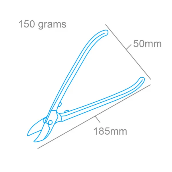 Modelcraft Jewellers Tinsnips-Curved (Ppl1208)