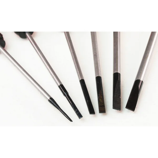 Modelcraft PSD1600 6pc Slotted Screw Driver Set