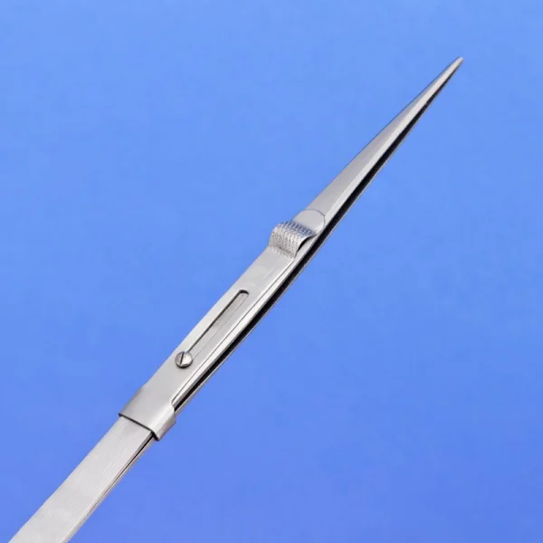 Modelcraft Fine Serrated Locking Stainless Steel Tweezers (PTW1093/Fr)