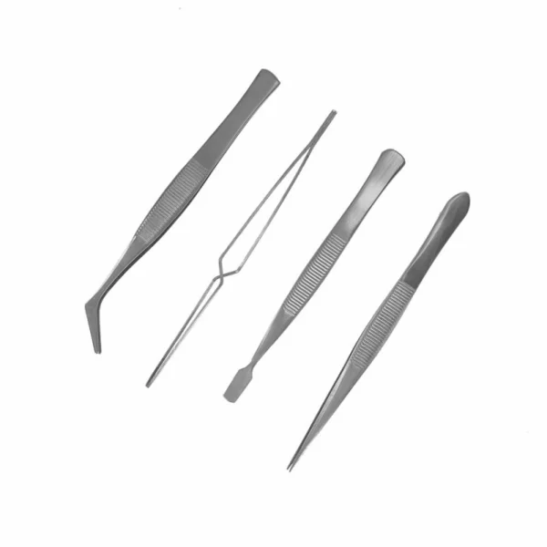 Modelcraft 4 Piece Stainless Steel Tweezers Set (PTW5000)