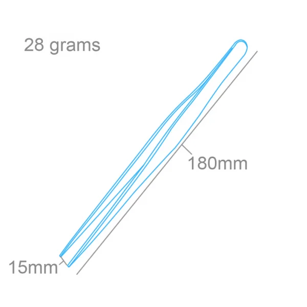 Modelcraft Heavy Duty Tweezers 7in Straight (PTw5350)