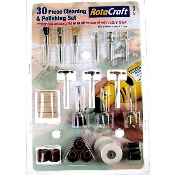 Modelcraft R/C9002 30pc Cleaning + Polishing Set