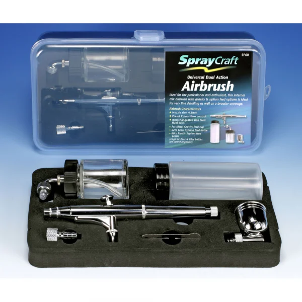Spraycraft SP60 Universal Dual Action Airbrush Set