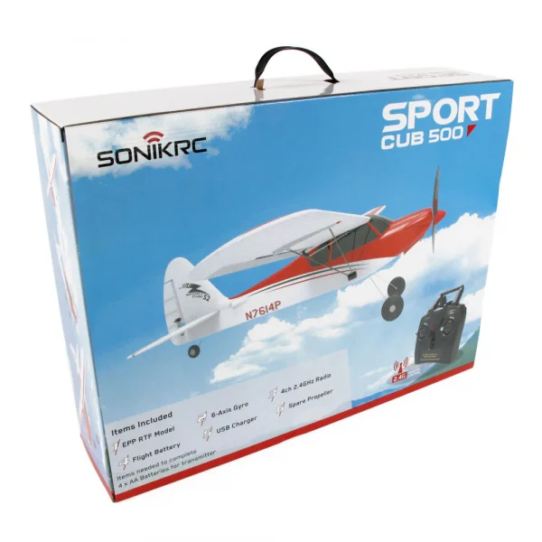 Sonik RC Sport Cub 500 Trainer - RTF with Flight Stabilisation