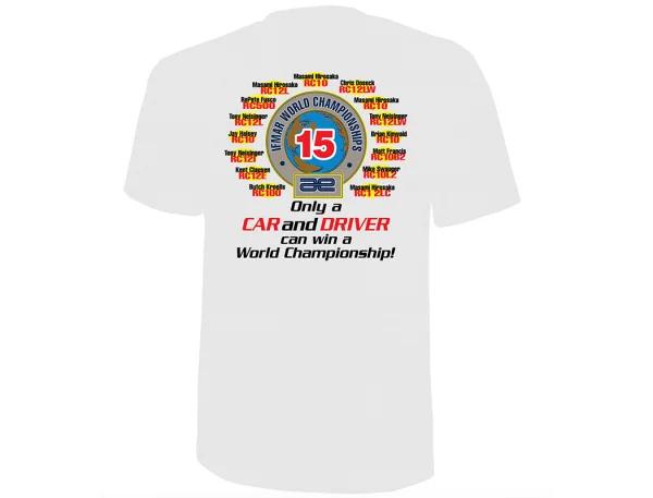 Associated Team Asociated 1997 Worlds RC10B3 T-Shirt - Medium — image 2 of 2