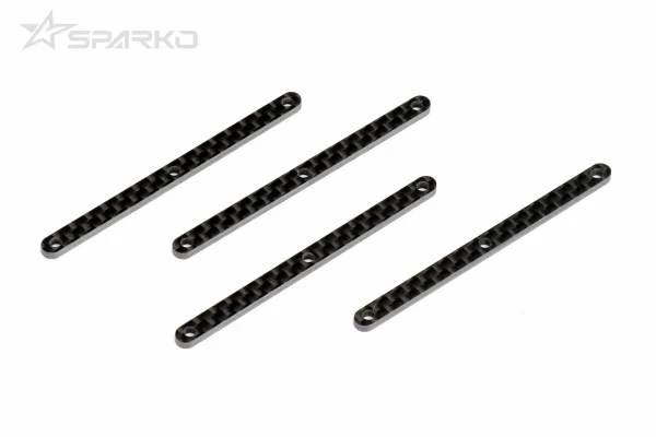 Sparko F8T Carbon Fiber Front Upper Arm Inserts 1.5mm (4)