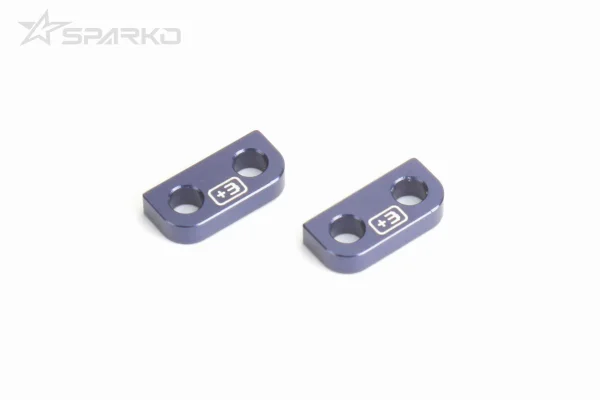 Sparko F8 Aluminium steering block 4 degr?s spacer (2)