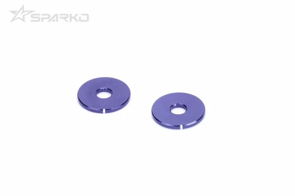 Sparko F8 7075 Aluminium Shock Ball Stud Shim 1mm (2) SE