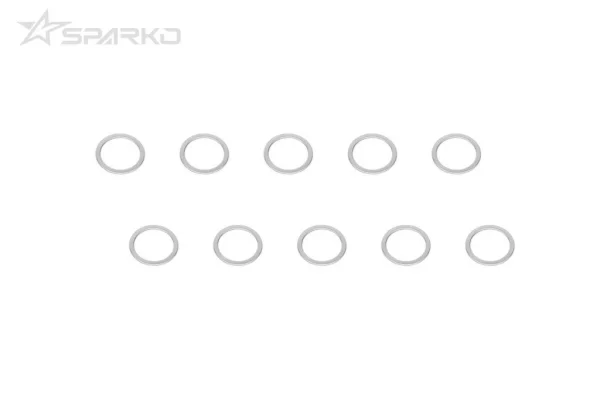 Sparko Hex Shim 8x10x0.2mm (10)