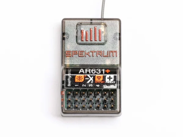 Spektrum AR631+ DSMX 6 Channel AS3X And SAFE Receiver