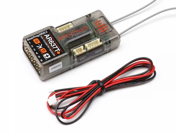 Spektrum AR637T+ DSMX 6 Channel AS3X And SAFE Telemetry Receiver