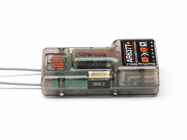 Spektrum AR637T+ DSMX 6 Channel AS3X And SAFE Telemetry Receiver
