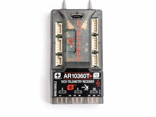 Spektrum AR10360T+ DSMX 10 Channel AS3X And SAFE Telemetry Receiver