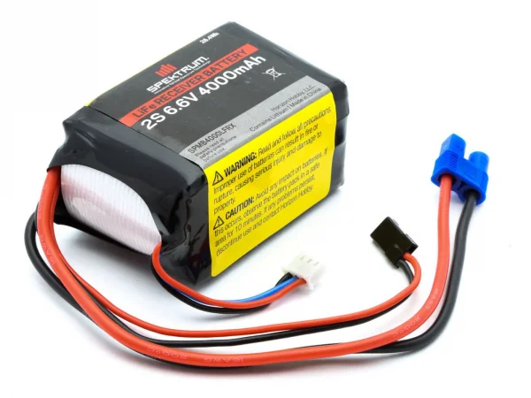 Spektrum LiFe Receiver Battery - 4000mAh 2S 6.6v