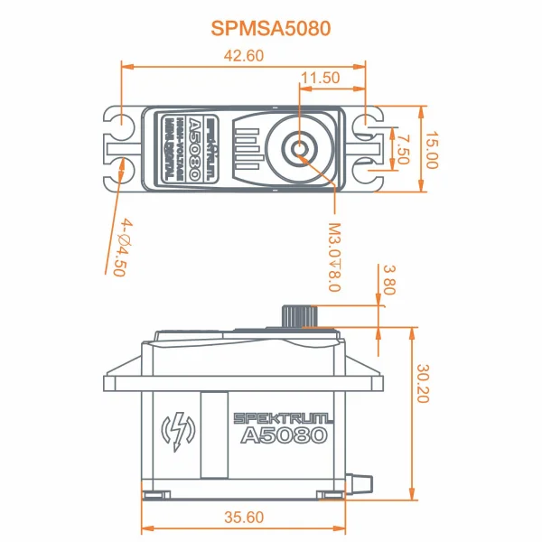A5080 MT/HS Mini Digital HV Servo