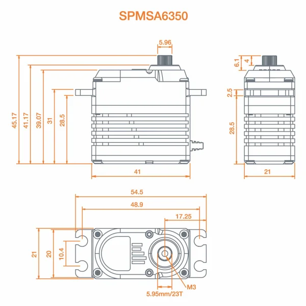 Spektrum A6350 Ultra Torque / High Speed Brushless HV Servo