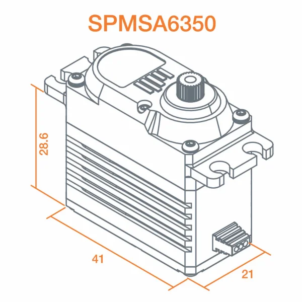 Spektrum A6350 Ultra Torque / High Speed Brushless HV Servo