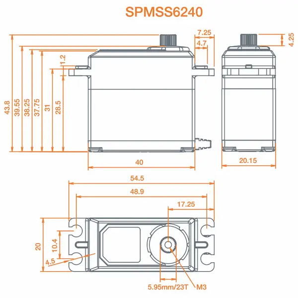 S6240 High Speed Dig Servo &mdash; image 3 of 5