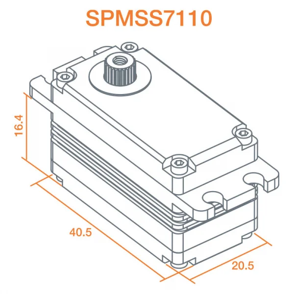 S7110 Servo Winch: 1:10 Rock Crawlers
