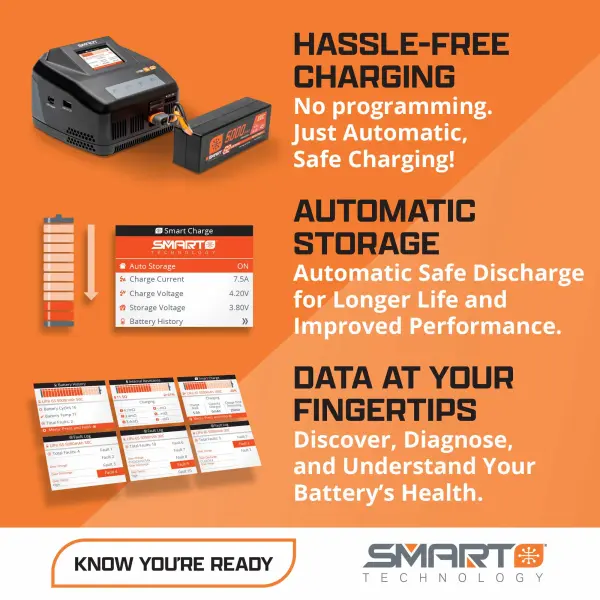 Spektrum SMART G2 LiPo Battery - 22.2V 5000mAh 6S 100C - IC5 &mdash; image 2 of 2