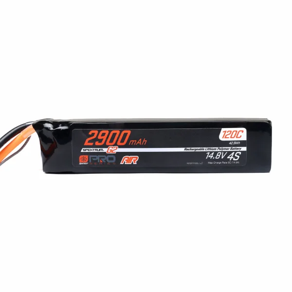 Spektrum 14.8V 2900mAh 4S 120C Smart G2 Pro Air LiPo Battery: IC3
