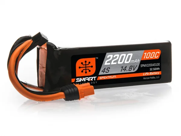 2200mAh 4S 14.8V 100C Smart LiPo Battery IC3