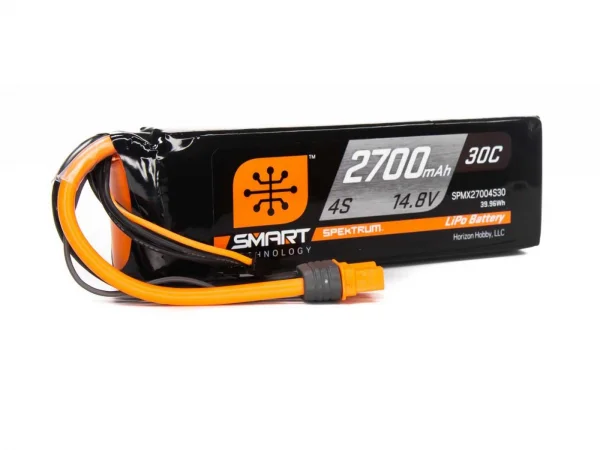 2700mAh 4S 14.8V Smart LiPo Battery 30C IC3