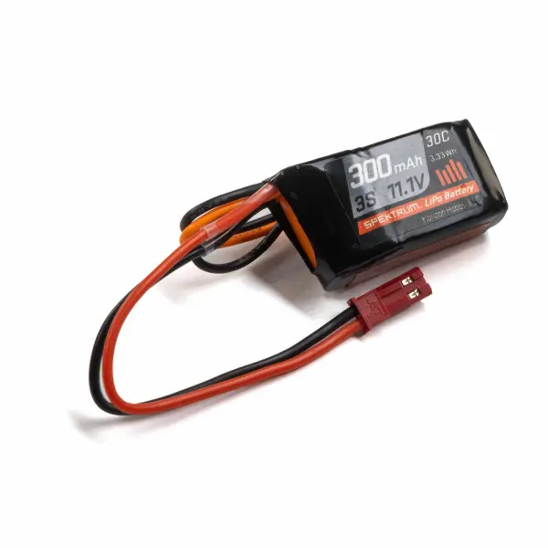 Spektrum 11.1V 300mAh 3S 30C LiPo Battery - JST Connector &mdash; image 3 of 3