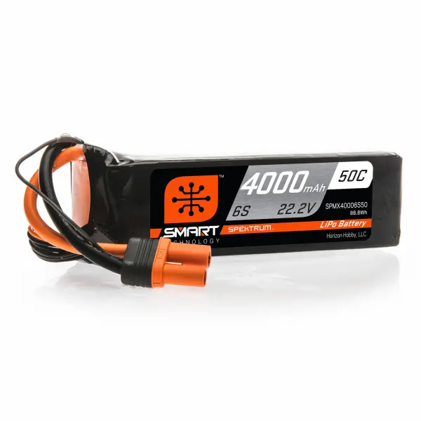 4000mAh 6S 22.2V 50C Smart LiPo Battery IC5 — image 3 of 3