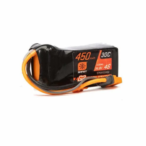 Spektrum 450mAh 4S 14.8V 30C Smart G2 LiPo Battery - IC2 Connector &mdash; image 3 of 3