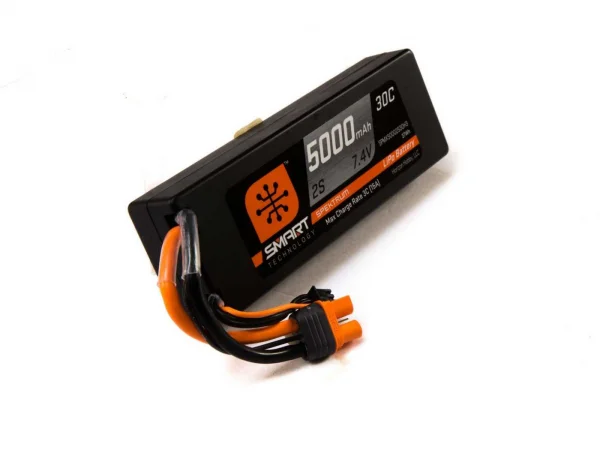 Spektrum Smart LiPo - 5000Mah 2S 7.4V 30C - IC3