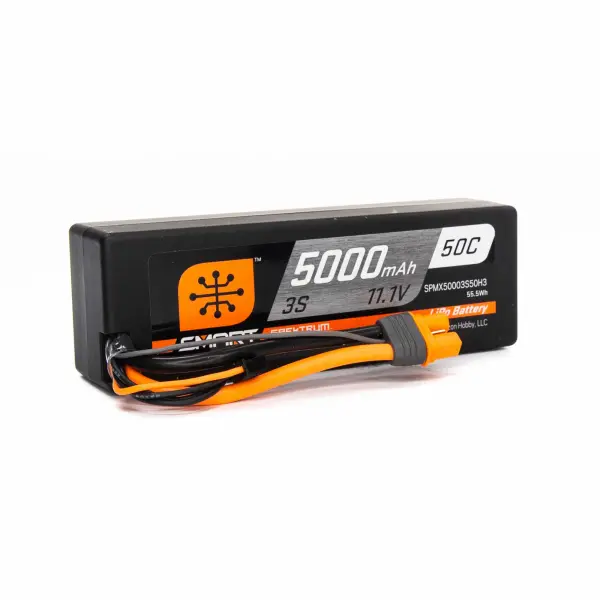 5000mAh 3S 11.1V 50C Smart LiPo Hardcase IC3 — image 2 of 3