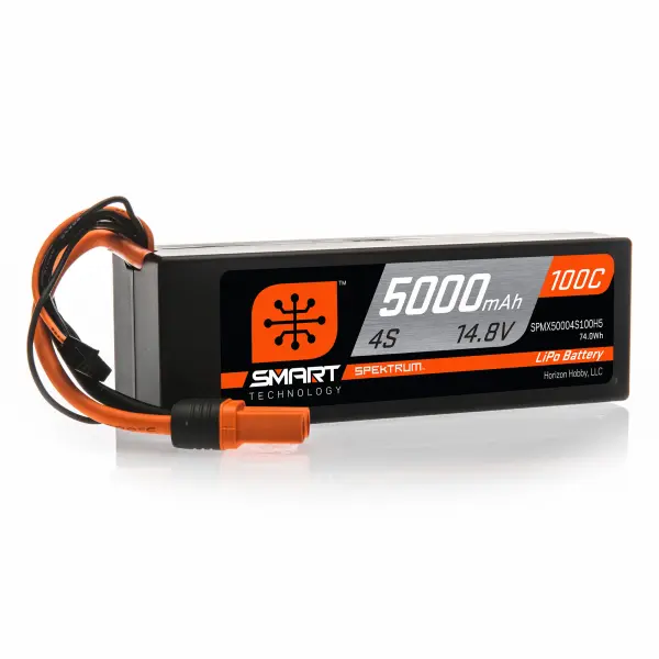 5000mAh 4S 14.8V 100C Smart LiPo Hardcase IC5 — image 3 of 3